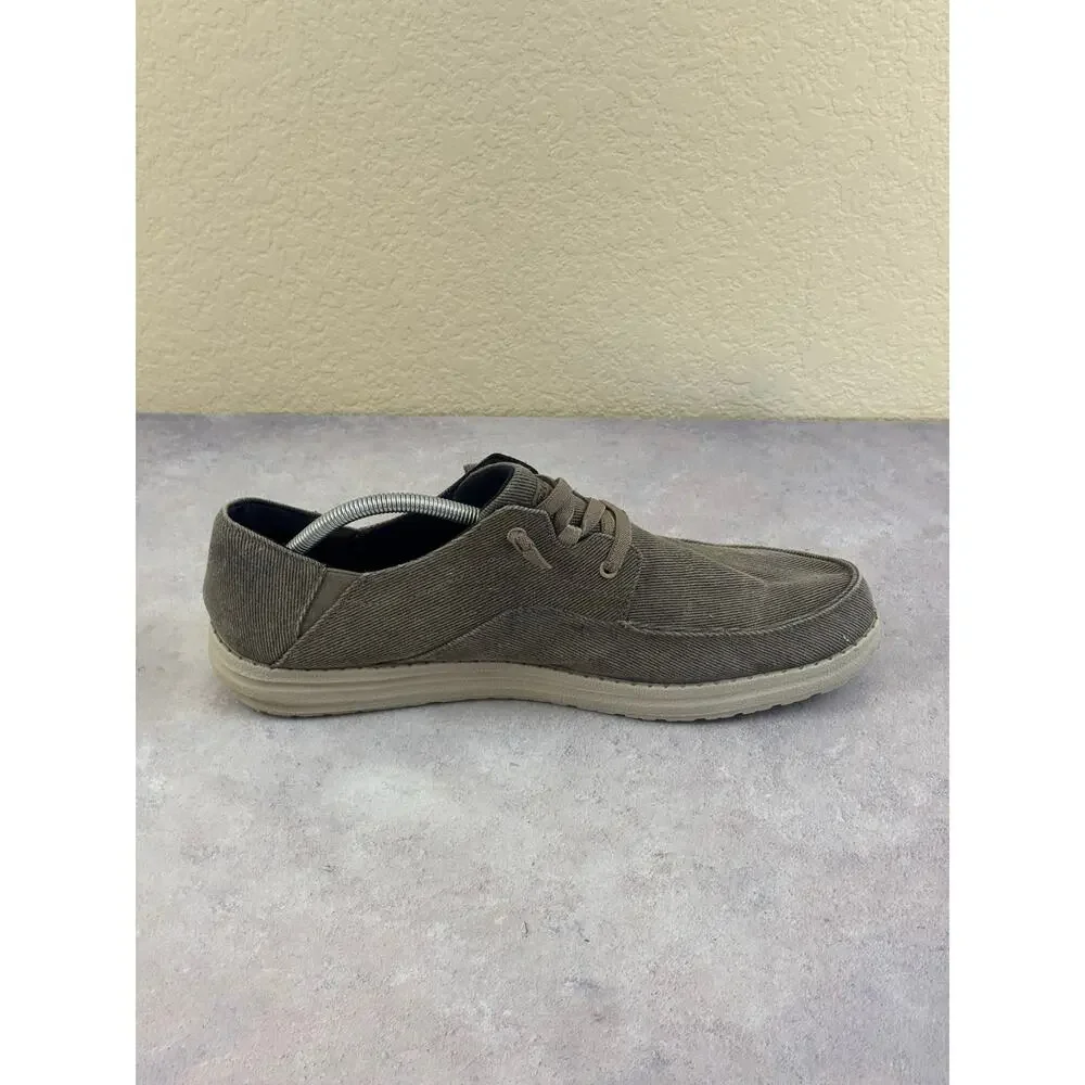 Skechers Melson Volgo 66384 Men's Size 13 Classic Fit Slip-On Shoes Brown